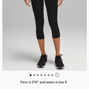 Black Cropped Leggings